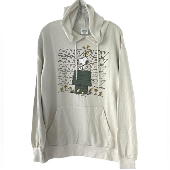 PEANUTS SNOOPY OVERSIZED RELAXED FIT GRAPHIC HOODIE